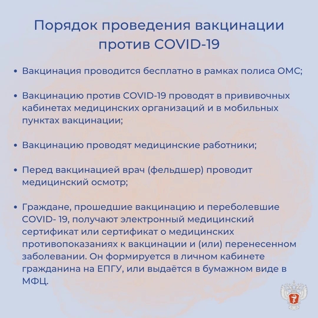 ГБУЗ СО «Самарская городская поликлиника № 3» Новости - Порядок проведения  вакцинации от COVID-19